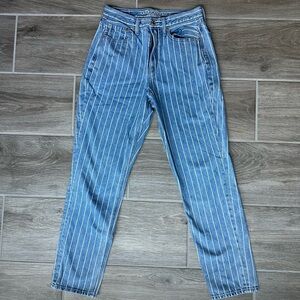 American Eagle Striped Jeans